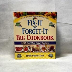 Recipes Book Fix-It and Forget-It Big Cookbook Book of Cooking Recipes